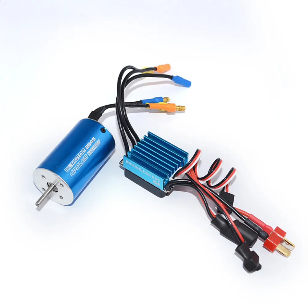 Rc 2845 4370/3930/3800/3100KV бесщеточный мотор+ 35A бесщеточный ESC+ программная карта для 1/14 1/16 1/18 RC автомобиль