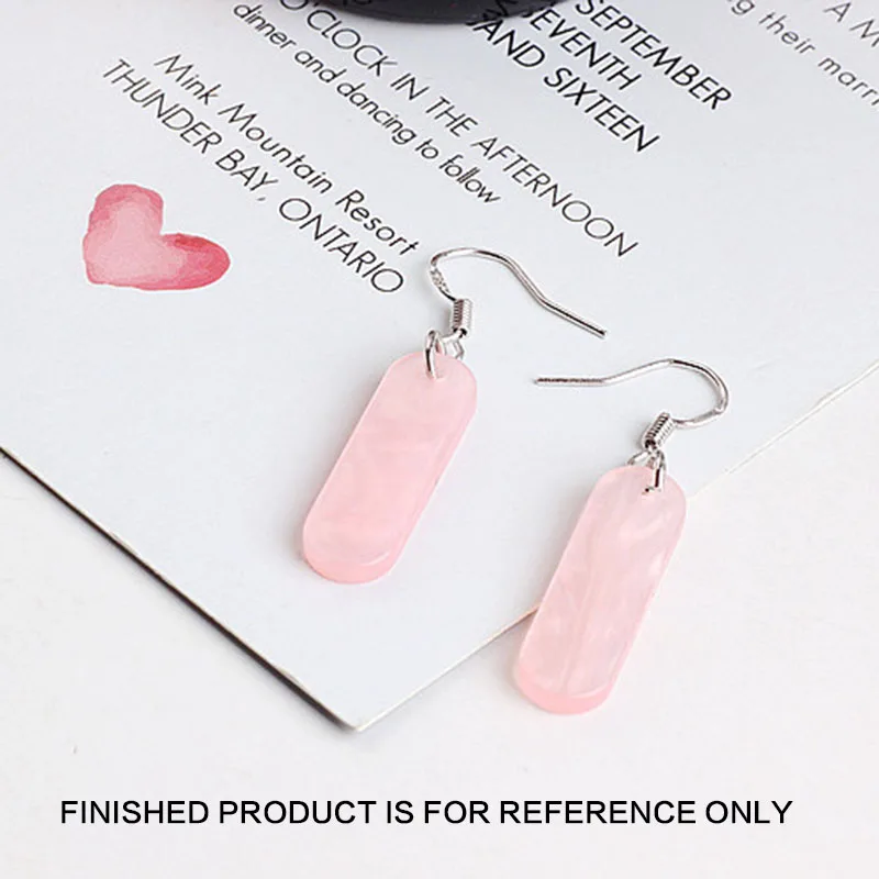 DIY Handmade Jewelry Accessories Acetate Resin Classic Star Five-Pointed Long Oval Rectangular Earrings Material Decoration | Украшения и
