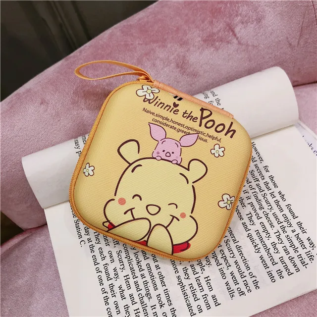 17 9,4 см* 9,4 см Единорог Мелодия Даффи медведь Cinnamoroll Улица Сезам узор коробка для хранения наушников сумка на молнии - Цвет: 17