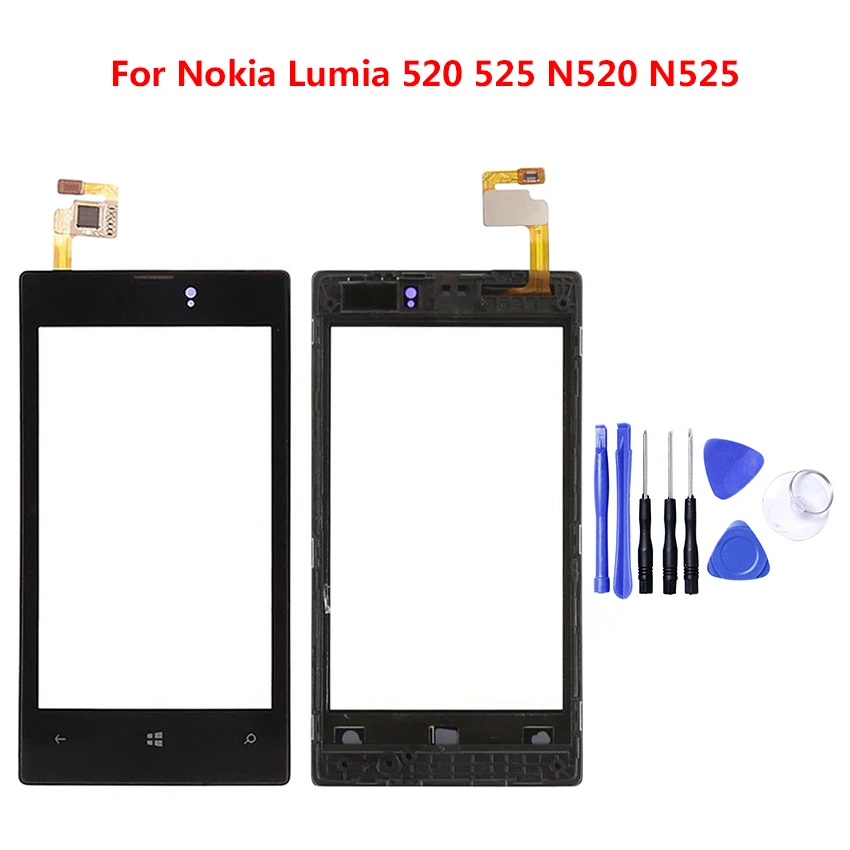 Zerosky для Nokia Lumia 520 525 N520 N525 мобильный телефон сенсорная панель Переднее стекло