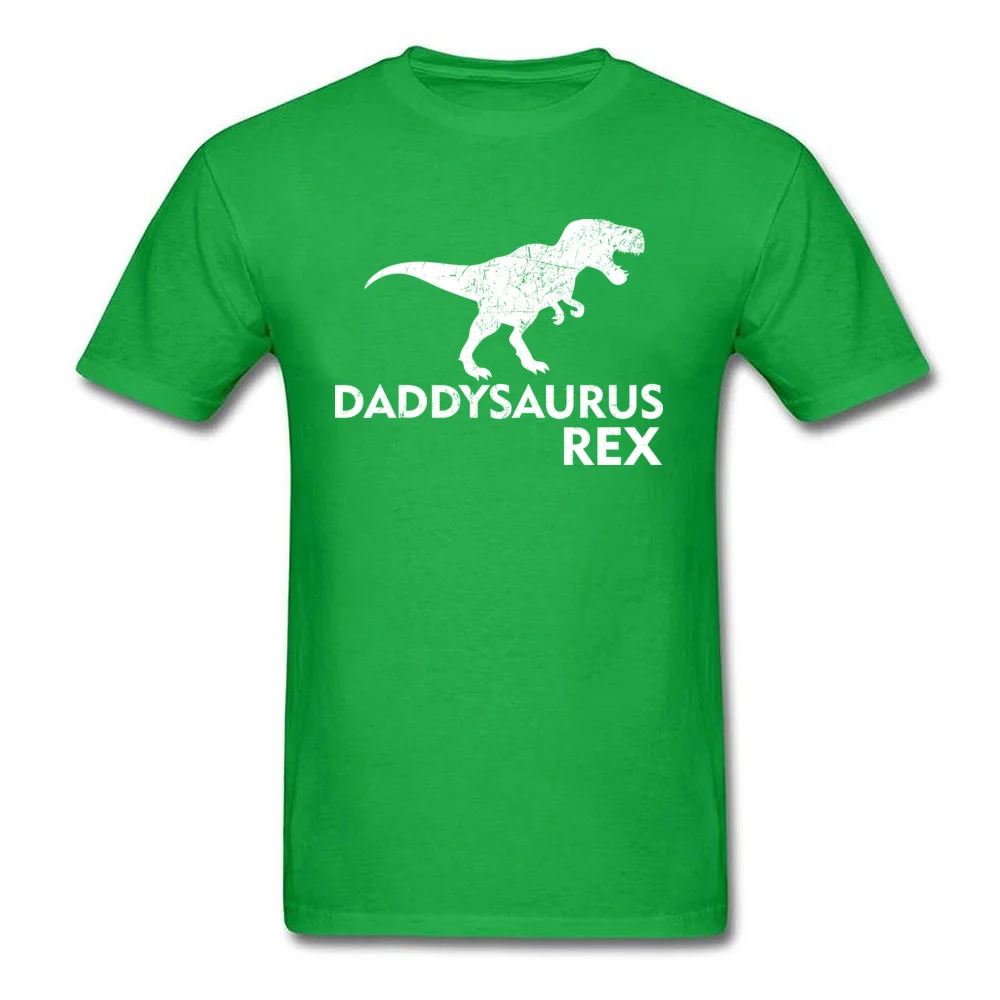Мужская футболка s Daddysaurus Rex черная с рисунком динозавра хлопковая Футболка