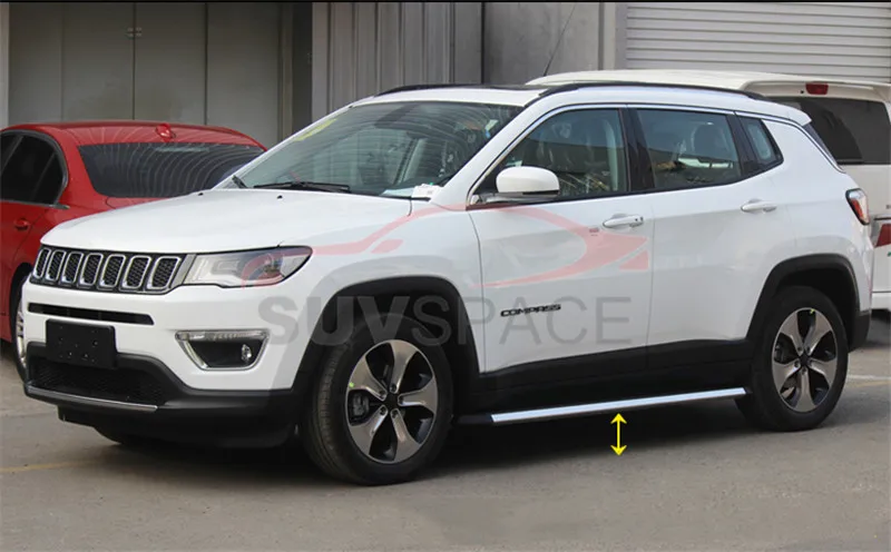 Боковой Шаг подходит для Jeep All New Compass 2017 2018 2019 доска бега Nurf Bar платформа|Педали| |