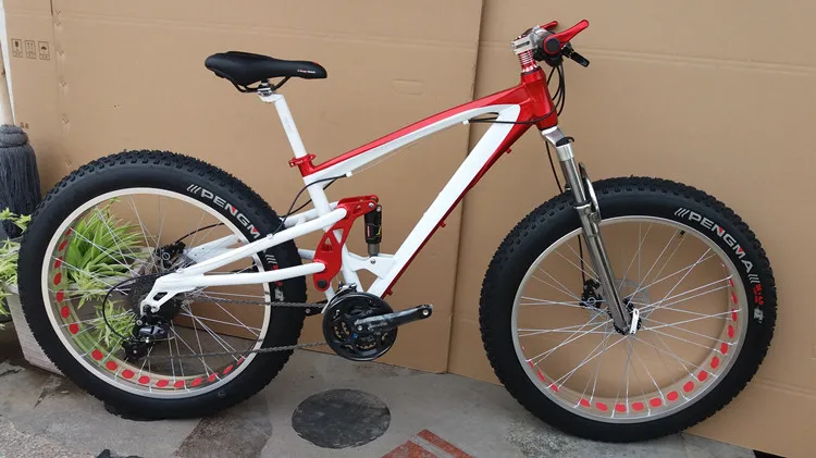 21-24-27-30speed Снег велосипед полный shockingproof frame Fat Tire Bike Алюминий сплава рама мягкий