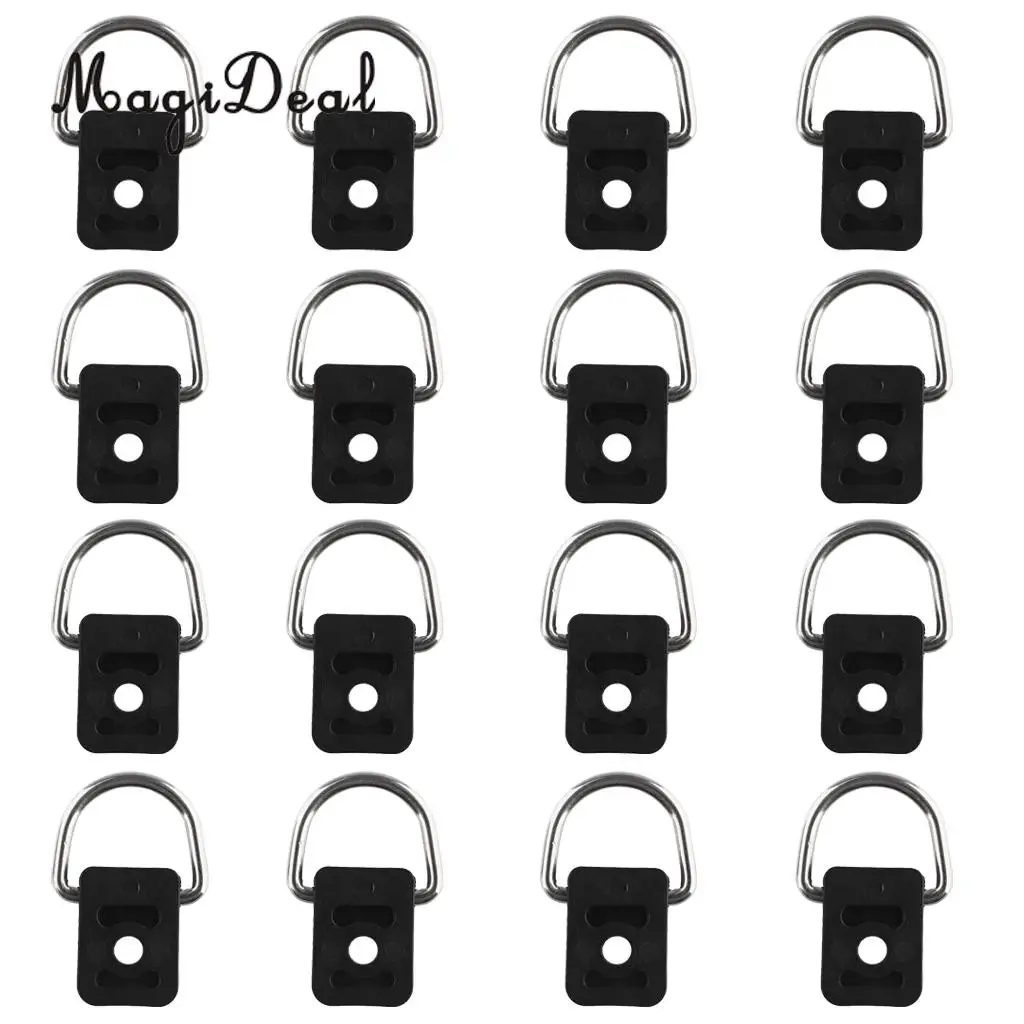 MagiDeal 12 штук Защитные Каяк D кольца установочный аксессуар для лодки каноэ каяк