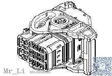 

98944-2001 0989442001 CMC FEMALE MODUL 32 WAY BLACK CMC 98944 3PCS/lot