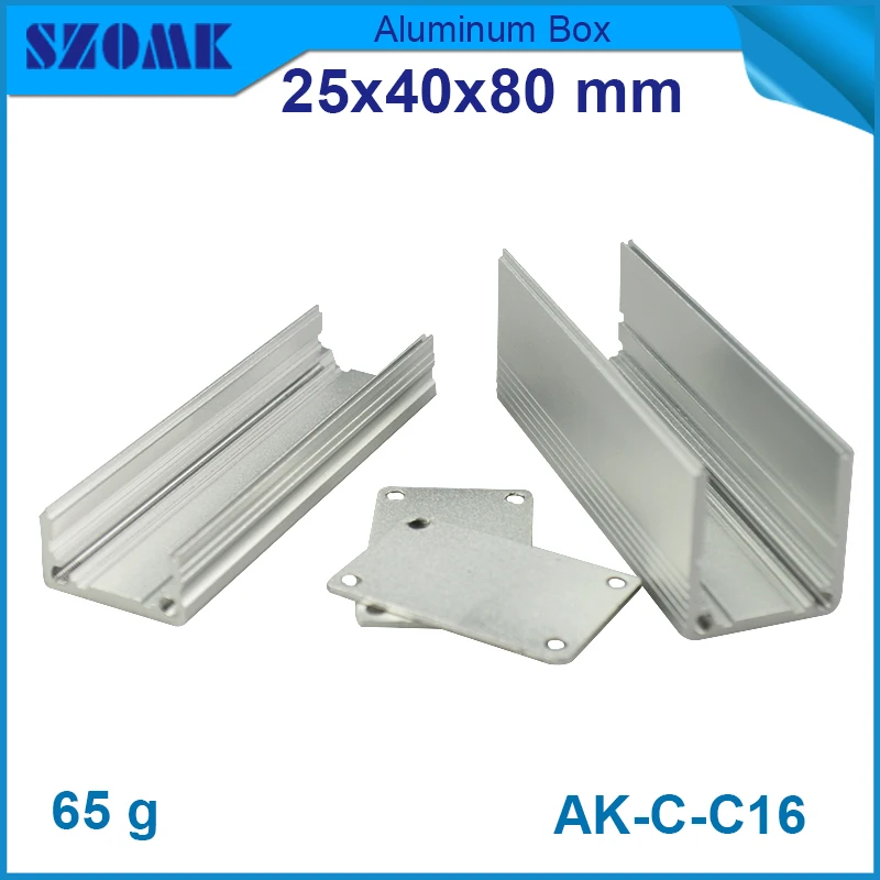 1 piece diy box power supply enclosure in aluminium material electronics 20.4x36.6 mm | Обустройство дома