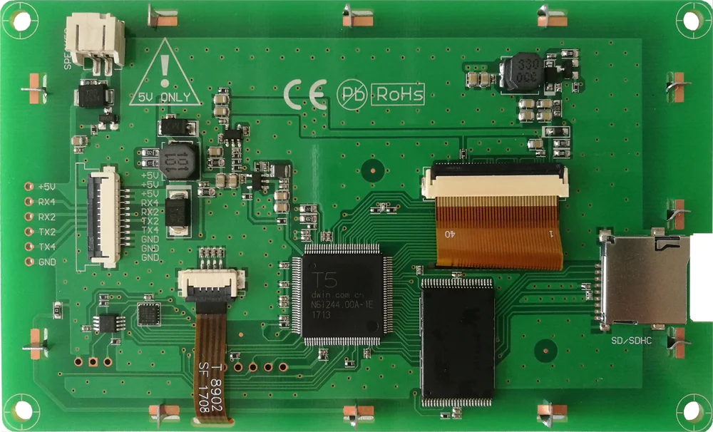DMT48270C043_06W DMT48270C043_06WN/T 4,3 дюймовый экран DGUS II низкое энергопотребление воспроизведение музыки экономичное