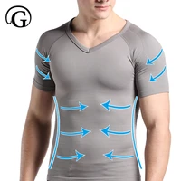 men waist trainer shaper posture corrector gynecomastia corset belly trimmer male abdominal tops