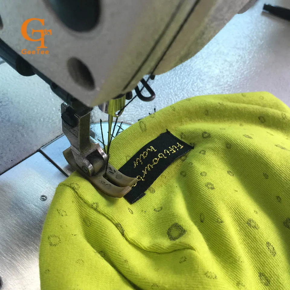 Ярлыки для одежды с индивидуальным логотипом бренда из ткани для одежды, настраиваемые этикетки для изделий, этикетки для сумок, рубашек, волос, париков, имя основной ярлык