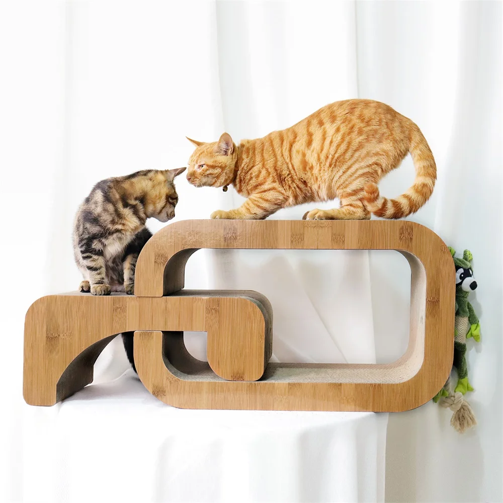 Домашняя доставка котенка Love! Забавная рама для лазания кошек коричневая мебель