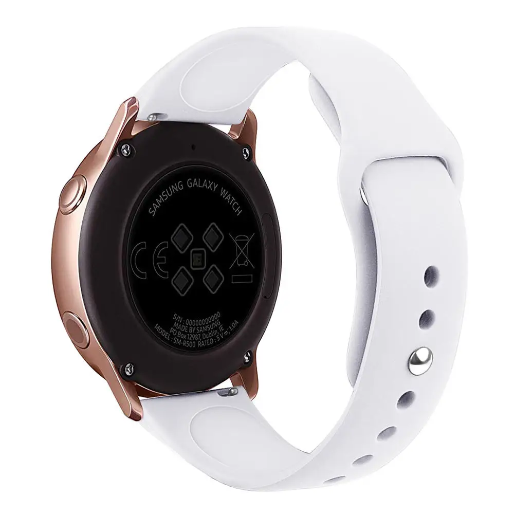 Оригинальный ремешок для часов Samsung Galaxy спортивный силиконовый 42 мм/Gear S2