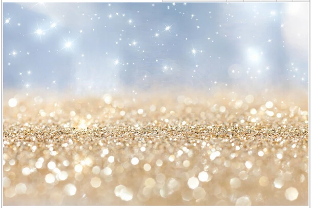 3 * 5ft Пользовательские золотые фоны для боке фон фотосъемки задние новорожденный