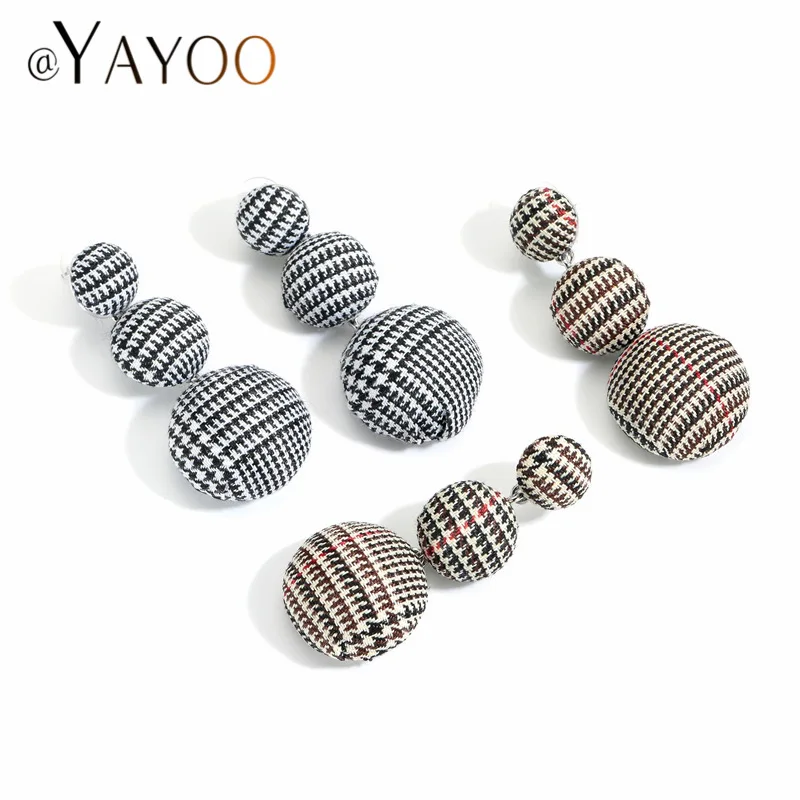 AYAYOO новые богемные серьги в виде капель индийские большие висячие для женщин