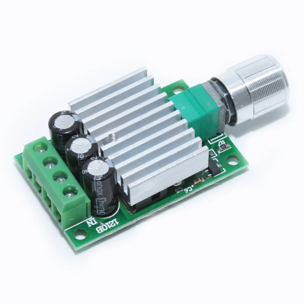 DC 6V12V24V 10A контроллер скорости двигателя постоянного тока PWM контроллер