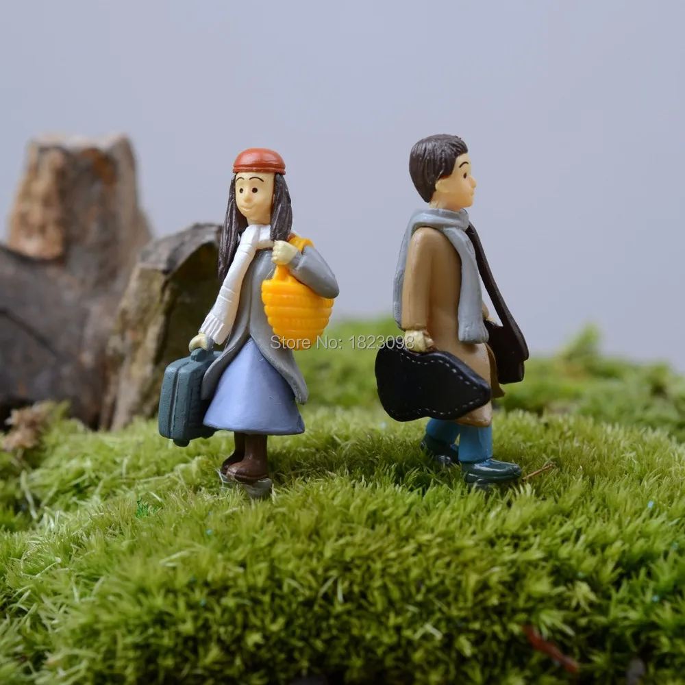 Распродажа 2 шт./лот мини люди мужчины женщины Фея Сад Декор ремесла домашний