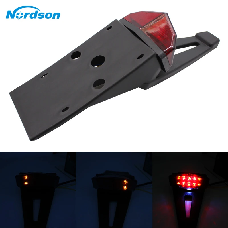 Задние фонари для Брызговики мотоцикла Nordson светодиодные задние стоп сигналы