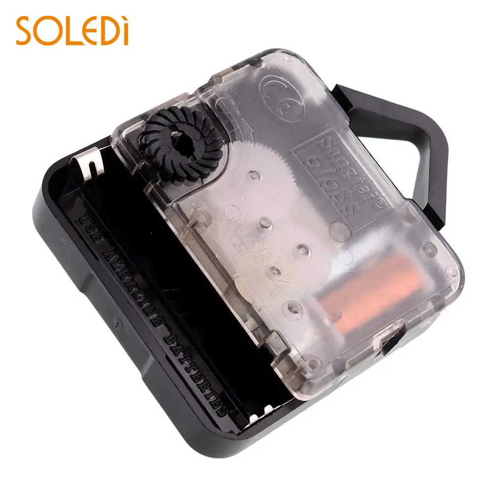 Бесшумные кварцевые часы в стиле ретро черные стрелки запасные части набор