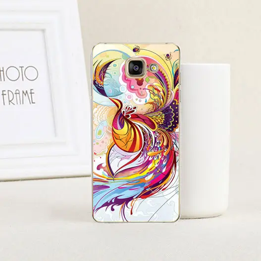 New Luxury 22 Patterns Transparent Colored Drawing Plastic Hard Case Cover For Samsung Galaxy A3 2016 A310F A310 A3100 4.7 inch |