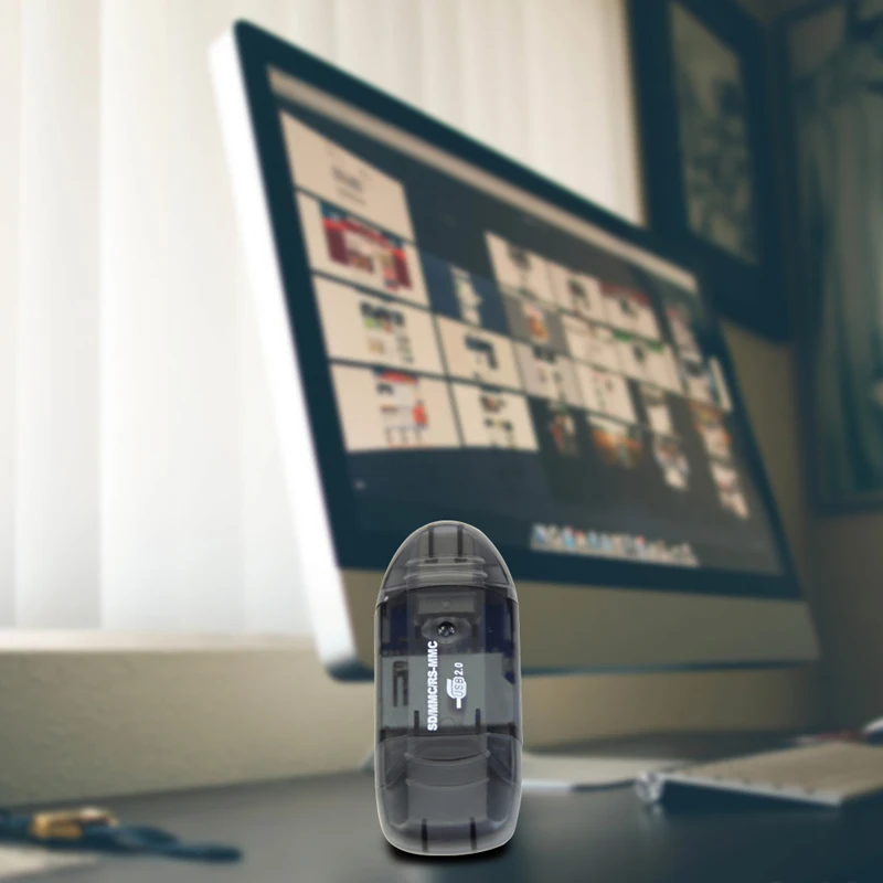 Портативный высокоскоростной USB считыватель карт памяти Писатель адаптер для MMC