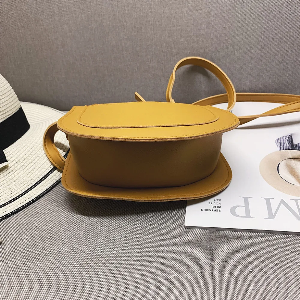 Женские сумки-мессенджеры женская сумка 2018 модная однотонная цветная крышка на