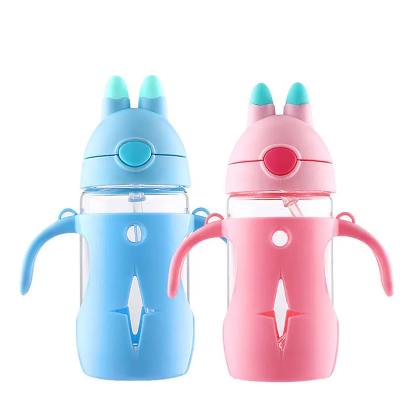 300 мл для новорожденных Ширина горлом и с защитой от ожогов Стекло Поильник