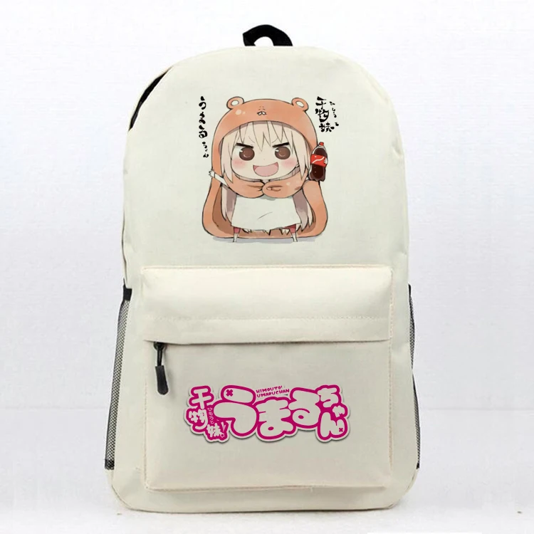 Аниме Himouto! Рюкзак для путешествий Umaru-Chan, повседневный рюкзак, мультипликационный персонаж дома Умару, повседневный рюкзак с принтом, школьная сумка для подростков и студентов