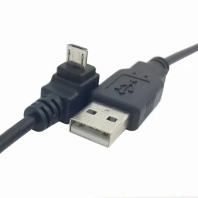 

200pcs / lots up angled 90 degree Micro USB Male to USB Data Charge Cable for i9500 9300 N7100 ,Free shipping By Fedex