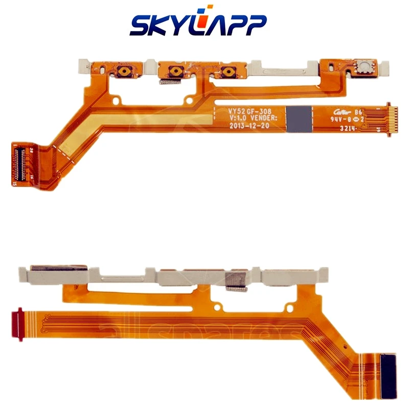 Новый плоский кабель для sony D2305 Xperia M2 D2306 кнопка запуска боковые кнопки Гибкий |