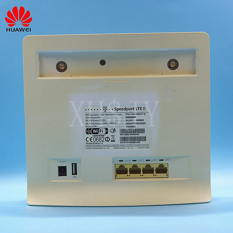 Разблокированный используемый Huawei беспроводной маршрутизатор B593 B593s 12 B593u с