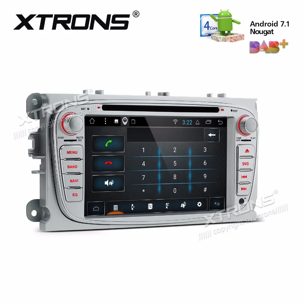 7 &quotОС Android 1 nougat автомобильный DVD для Ford Mondeo 2008 2011 &amp S Max Galaxy II 2006 с полной
