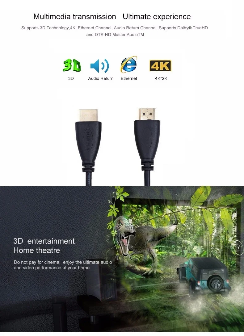 Hdmi кабель 1 М 1,5 м 2 м 3 м 5 м 6 футов 3 фута 10 футов HDMI кабель с Ethernet для HDTV dvd-плееров спутниковая телеприставка DVRs