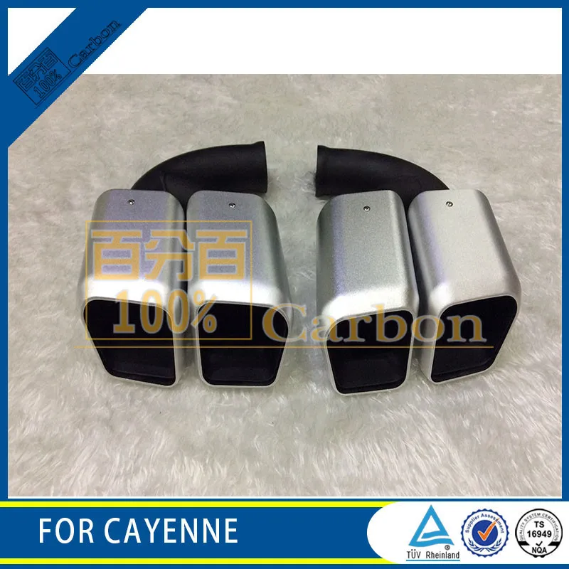 Глушитель выхлопной трубы хвост Советы 304 Нержавеющая сталь горло для Cayenne Turbo|pipe