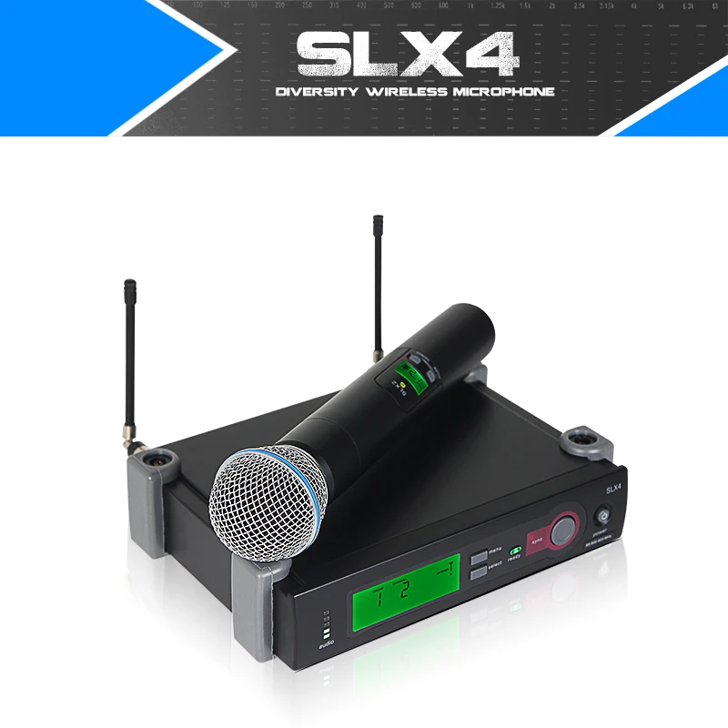 Беспроводной микрофон Регулируемая частота UHF SLX24/BETA58A профессиональный ручной
