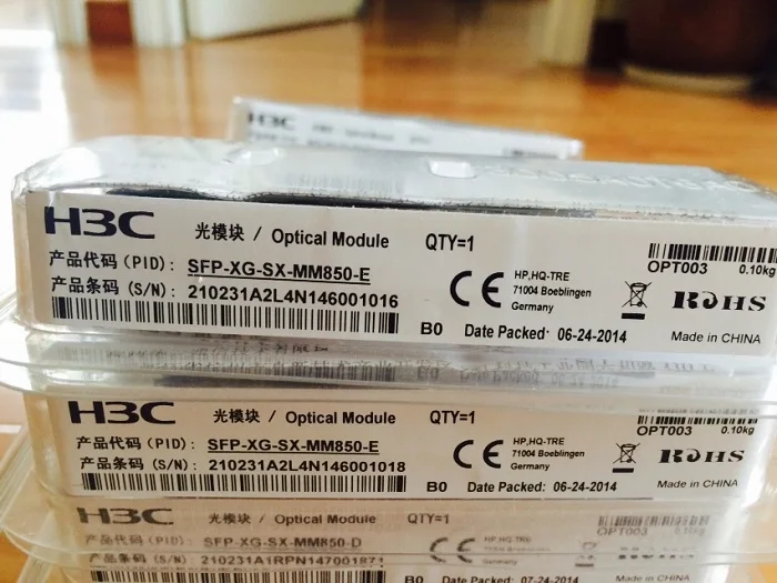 

SFP + SFP-XG-SX-MM850-E 850nm 300M LC