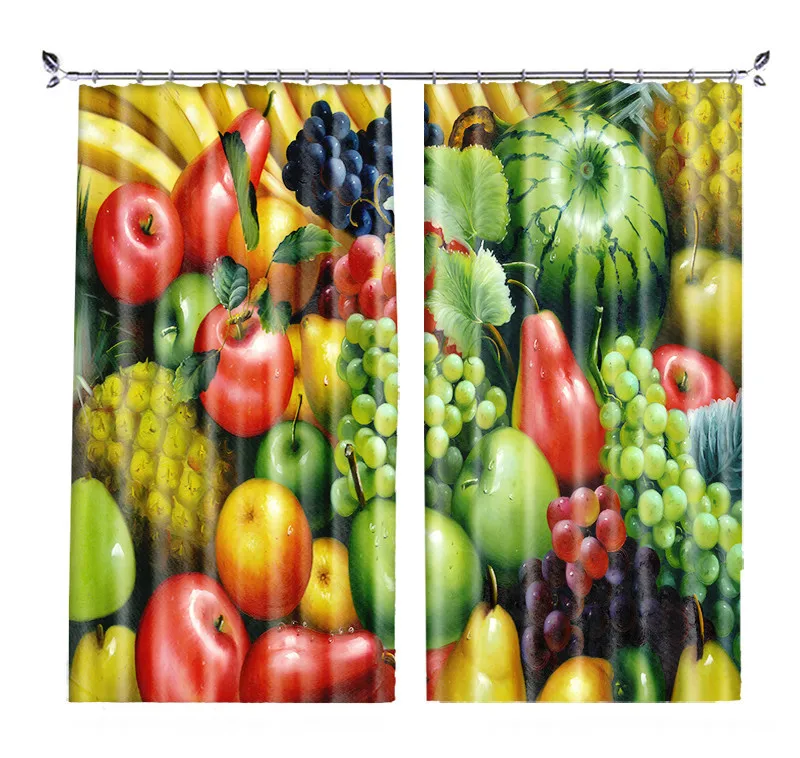 Занавески для овощей и фруктов современные высокоточные шторы гостиной | Дом сад