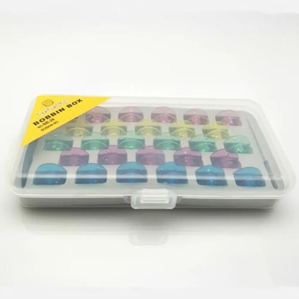 Коробка для бобин Органайзер с 28 бобины резьбой 1 шт. Игла DIY Threader AA7413 | Дом и сад