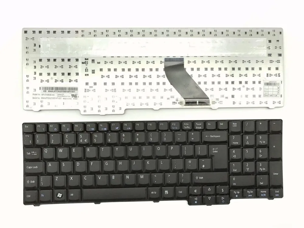 Новая британская черная клавиатура для Fujitsu Lifebook NH570 | Компьютеры и офис