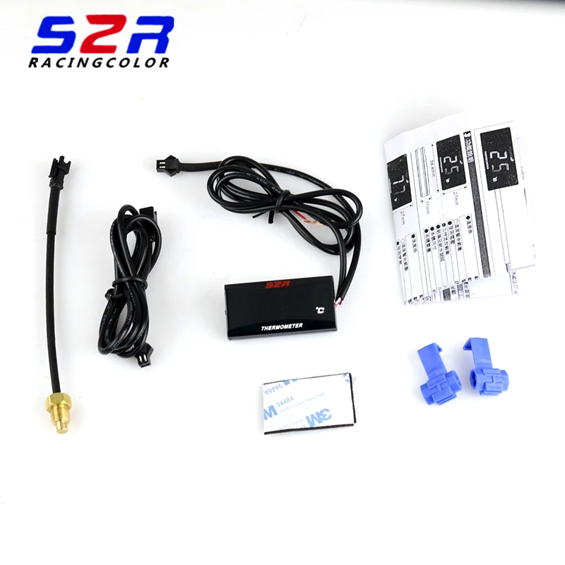S2R moto rcycle датчик температуры для XMAX250 300 NMAX CB 400 CB500X Cb650F ER6N YBR125 мото термометр адаптер питбайк
