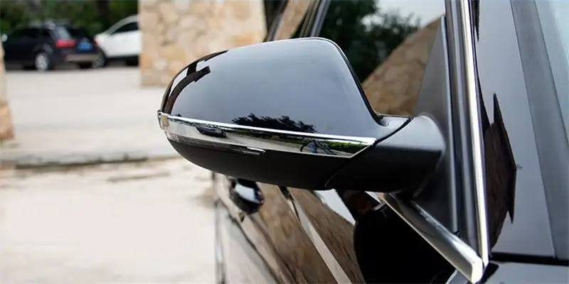 2 шт. автомобильный Стайлинг для Audi A6 C7 2012- ABS зеркало заднего вида рамка abs Хромированная дверная зеркальная крышка отделка аксессуары Авто Наклейка