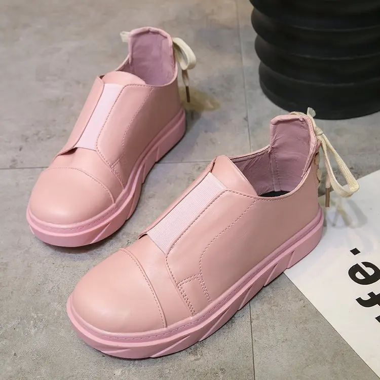 Женские мотоциклетные ботинки Aleafalling винтажные повседневные с круглым носком на