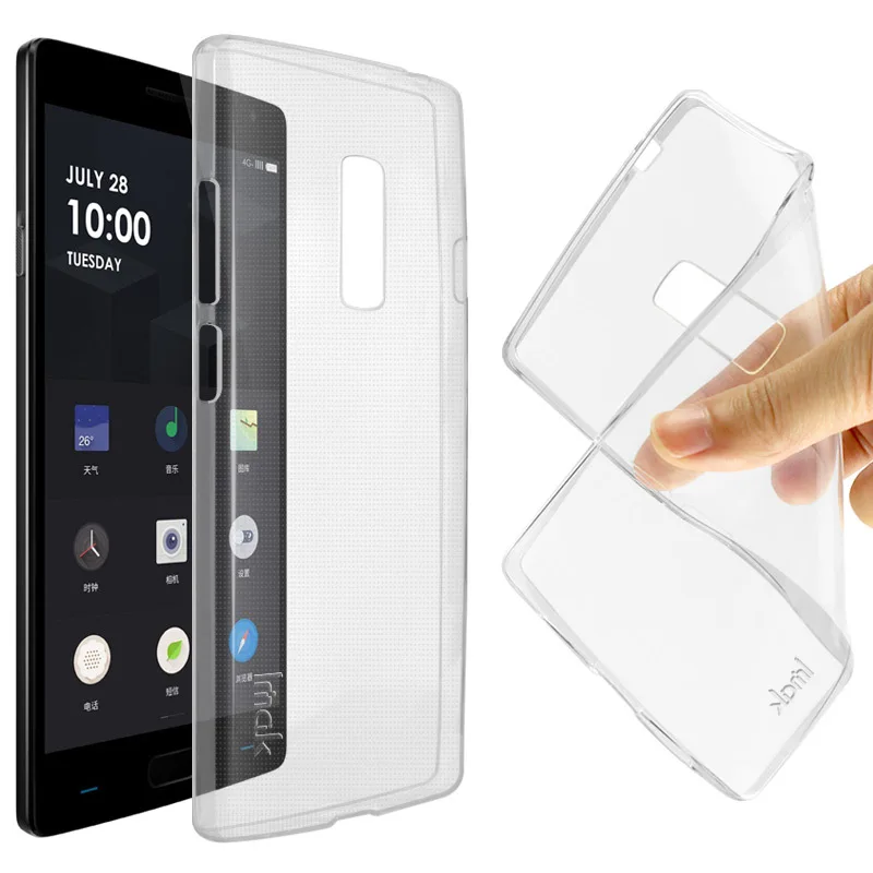 IMAK Ultra Thin Soft TPU Gel Clear Case For OnePlus Two A2001 Transparent Case Slim Phone silicone Cover For OnePlus 2