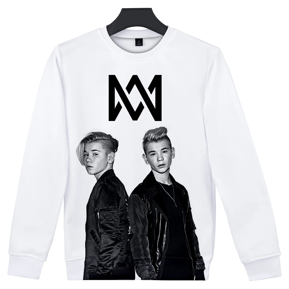 

Marcus &martinus 3D Sweatshirt Oversized Round Collar Pullover Cool Casual Winter/Autumn High Quality Sweatshirt