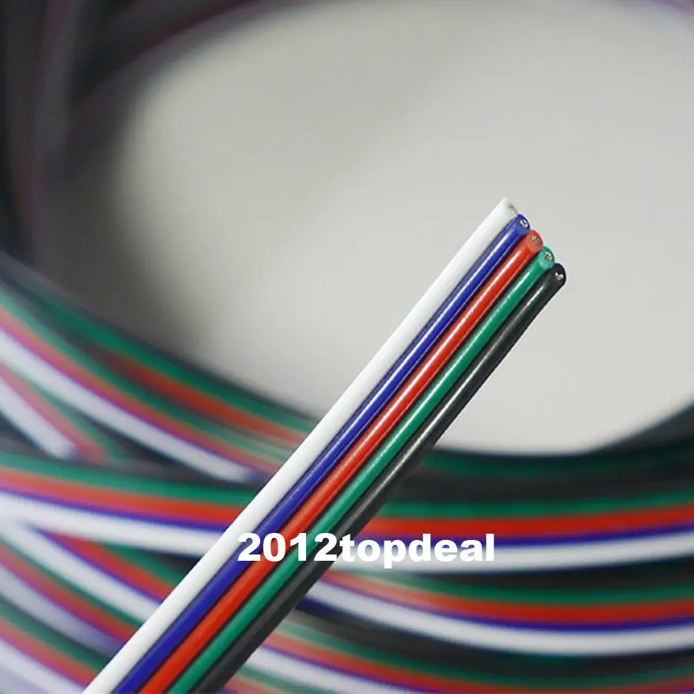 5 контактный Удлинительный кабель для светодиодной ленты 100 RGBW RGBWW 1 5050 м|line cable|line