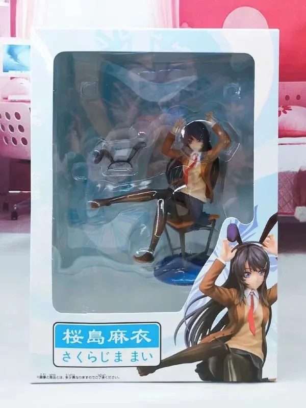 Аниме Seishun Buta Yarou wa Bunny Girl Sakurajima Mai сексуальная девушка ПВХ фигурка модель игрушки