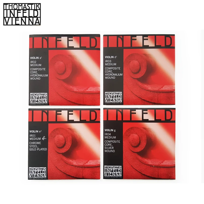 Thomastik Infeld IR100 красный скрипки струны полный набор 4/4 Размеры синтетический ядро