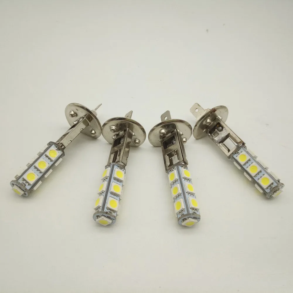10 шт./лот автомобильные аксессуары H1 H3 5050 SMD 13 светодиодных противотуманных фар 12