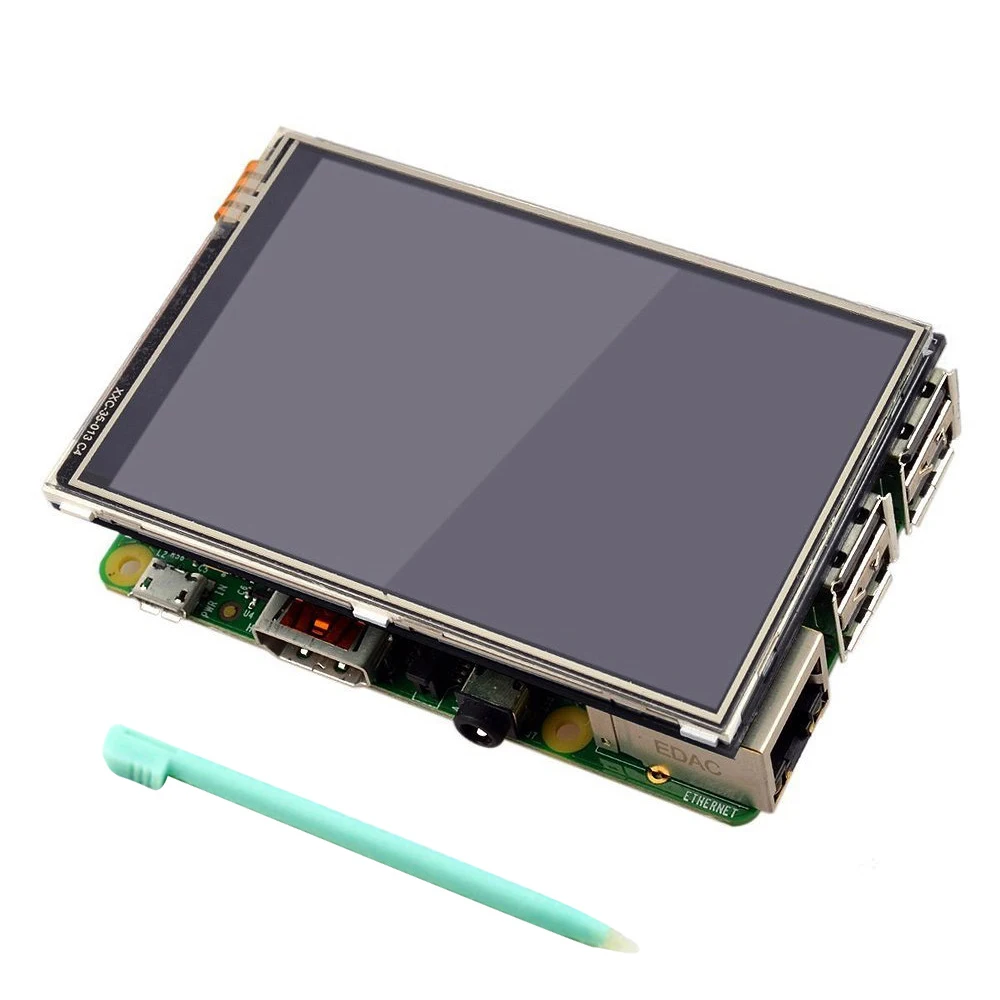 Акриловый чехол для Raspberry Pi 2 3 5 дюйма HD дисплей сенсорный экран алюминиевый