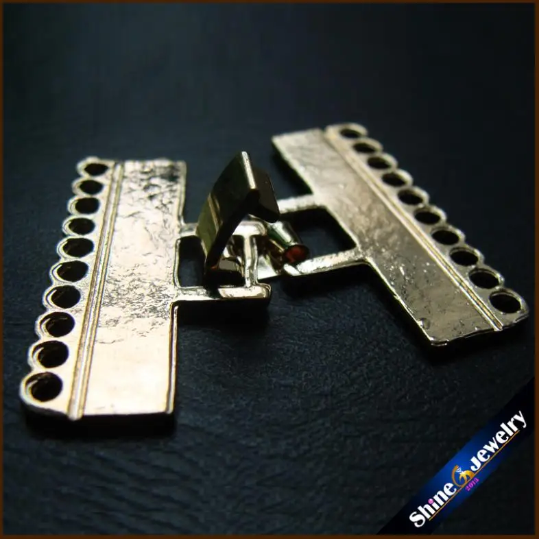 Оптовая продажа 10 струн жемчужные бусины застежка для ожерелья ювелирные