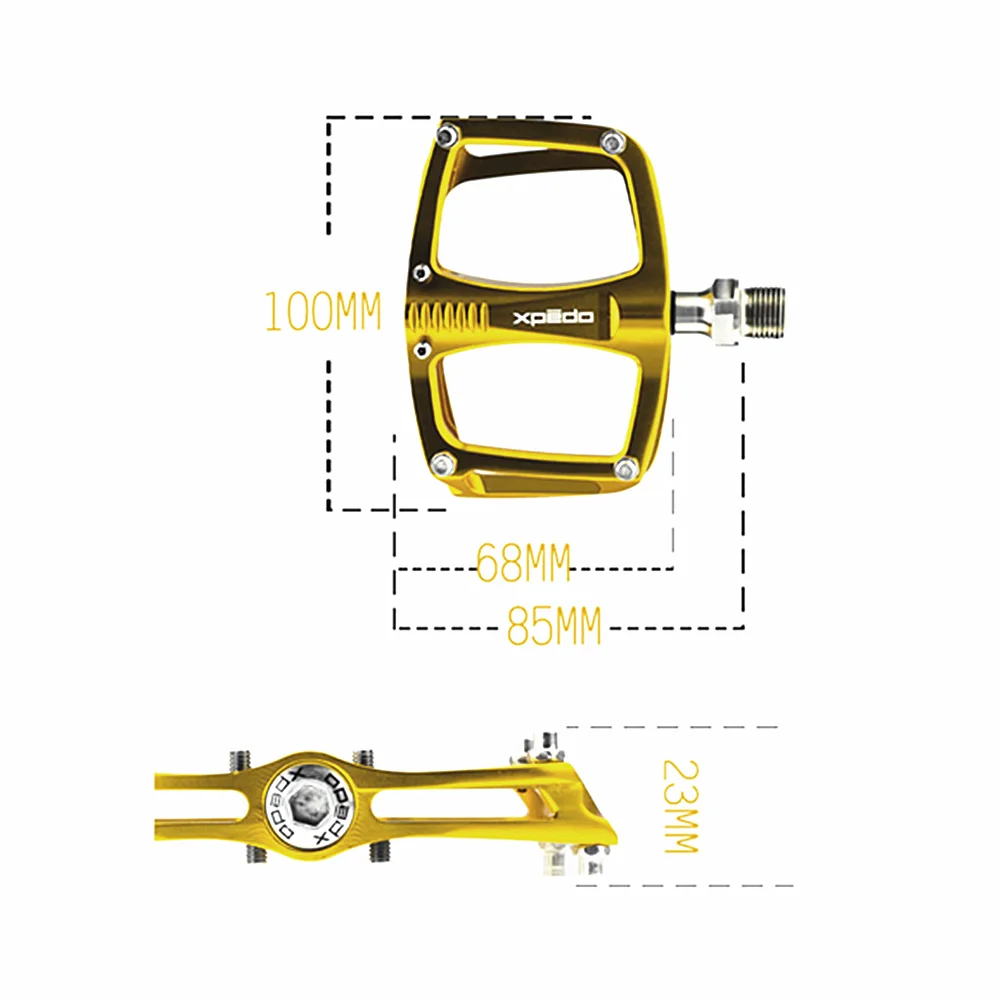 XPEDO C260 MTB герметичный подшипник алюминиевые педали на платформе 195 г/пара|platform