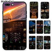 maiyaca cool aircraft airplane cockpit phone cover for apple iphone 11 pro 8 7 66s plus x 5s se xs xr xs max cover